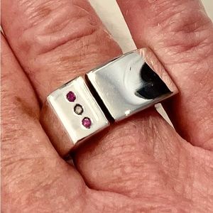 NWOT Hot Diamonds Sterling Silver Ring, Size 6